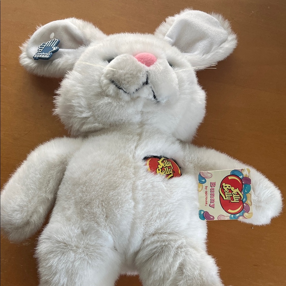 Vintage EUC stuffed bunny with tag